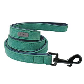 Leather Dog Leash and Harness Walking Set