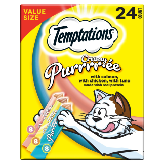 Creamy Puree Lickable Cat Treats, 12 g, 24-Pack