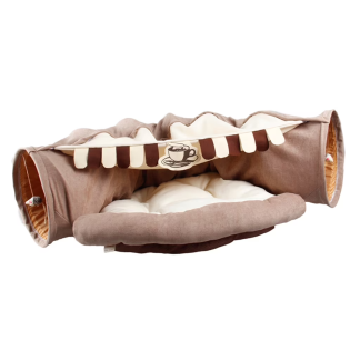 Collapsible Cat Tunnel with Crinkle Tube