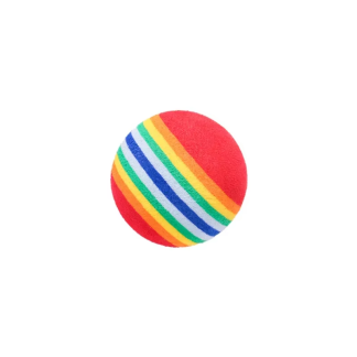 Rainbow EVA Rattle Ball Cat Toy