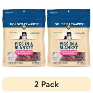 Air-Dried Pigs in a Blanket Dog Treats, 16 oz, 2-Pack