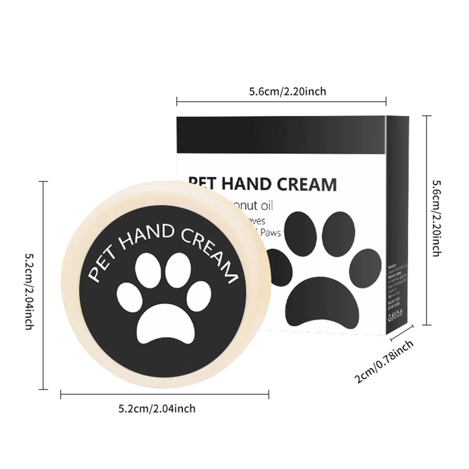 Paw Care Balm for Dogs & Cats, Protective Pad Wax — product view 3