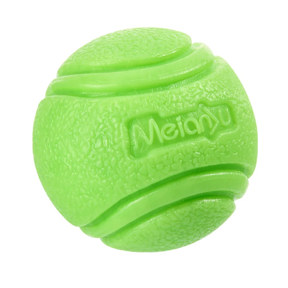Green rubber ball