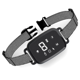 Automatic bark collar with digital display