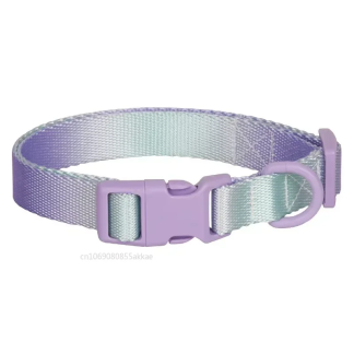 Adjustable Nylon Dog Collar, Gradient Color
