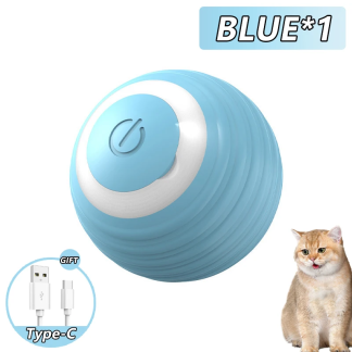 USB Smart Auto-Rolling Ball Cat Toy