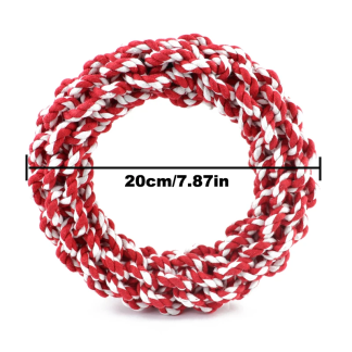 Twenty-centimeter braided rope ring