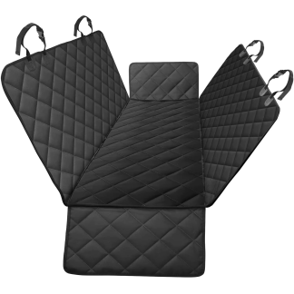 2-in-1 Waterproof Dog Car Hammock and Trunk Mat
