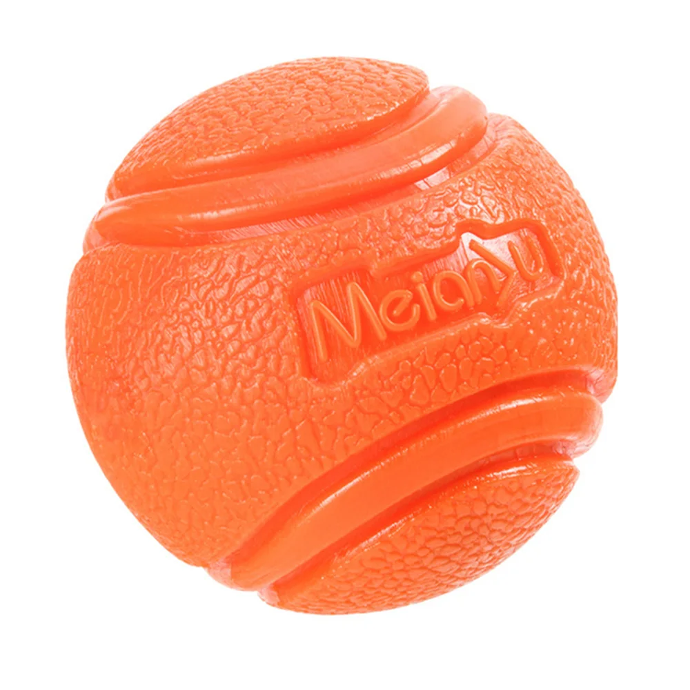 Orange rubber ball