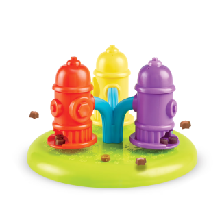 Brightkins Spinning Hydrants Dog Treat Puzzle Toy