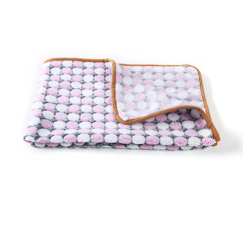 Pink dot-pattern blanket