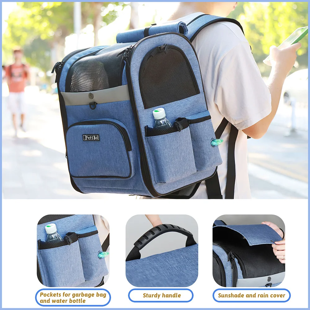Foldable Dog Carrier Backpack for Pets up to 20 lb — product view 7