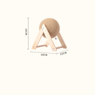 Small V-shaped scratching-ball stand