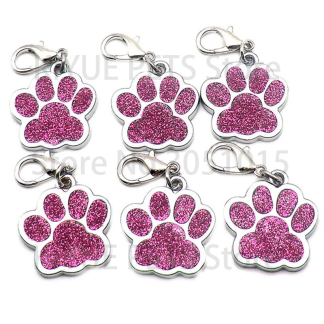 Paw ID Dog Tag Pendants, 100-Pack