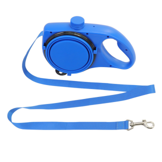 Travel Dog Bowl with Water Bottle and Leash