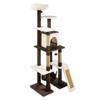 7-Level 65" Cat Tree Tower with Hammock