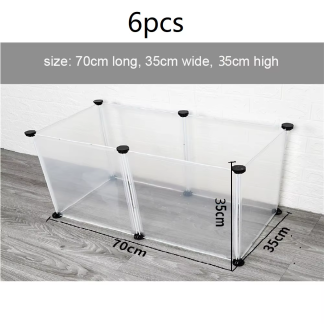 DIY Foldable Small Pet Playpen Cage & Fence
