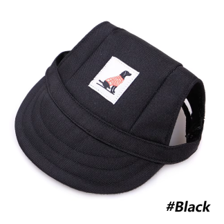 Black dog baseball cap