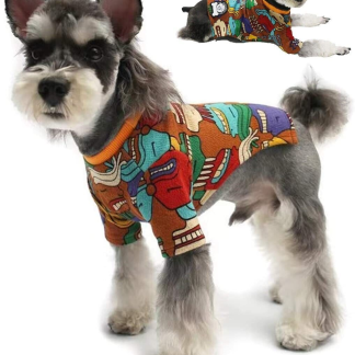 Breathable Cotton Hip-Hop Dog Shirt