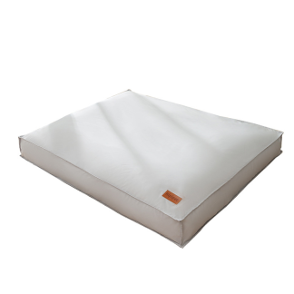 Grey rectangular pet cushion