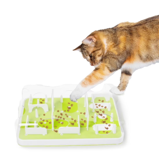 Slow Feeder Cat Puzzle Toy, IQ Training