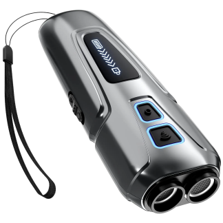 Handheld ultrasonic device and wrist strap