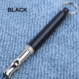 Black-sleeved dog training whistle
