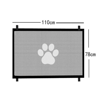 Indoor Outdoor Dog Safety Gate with Hooks