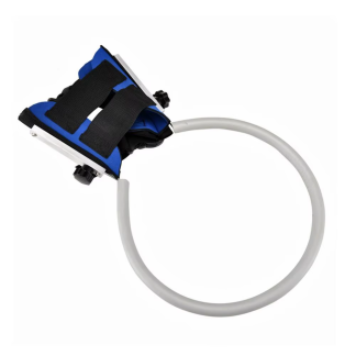 Blue halo harness with front bumper ring