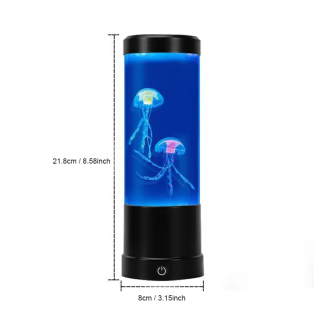 Jellyfish display lamp and height reference