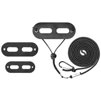 Leash and three reptile harness panels