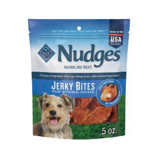 Nudges Tender Jerky Dog Treats, Chicken, 5 oz