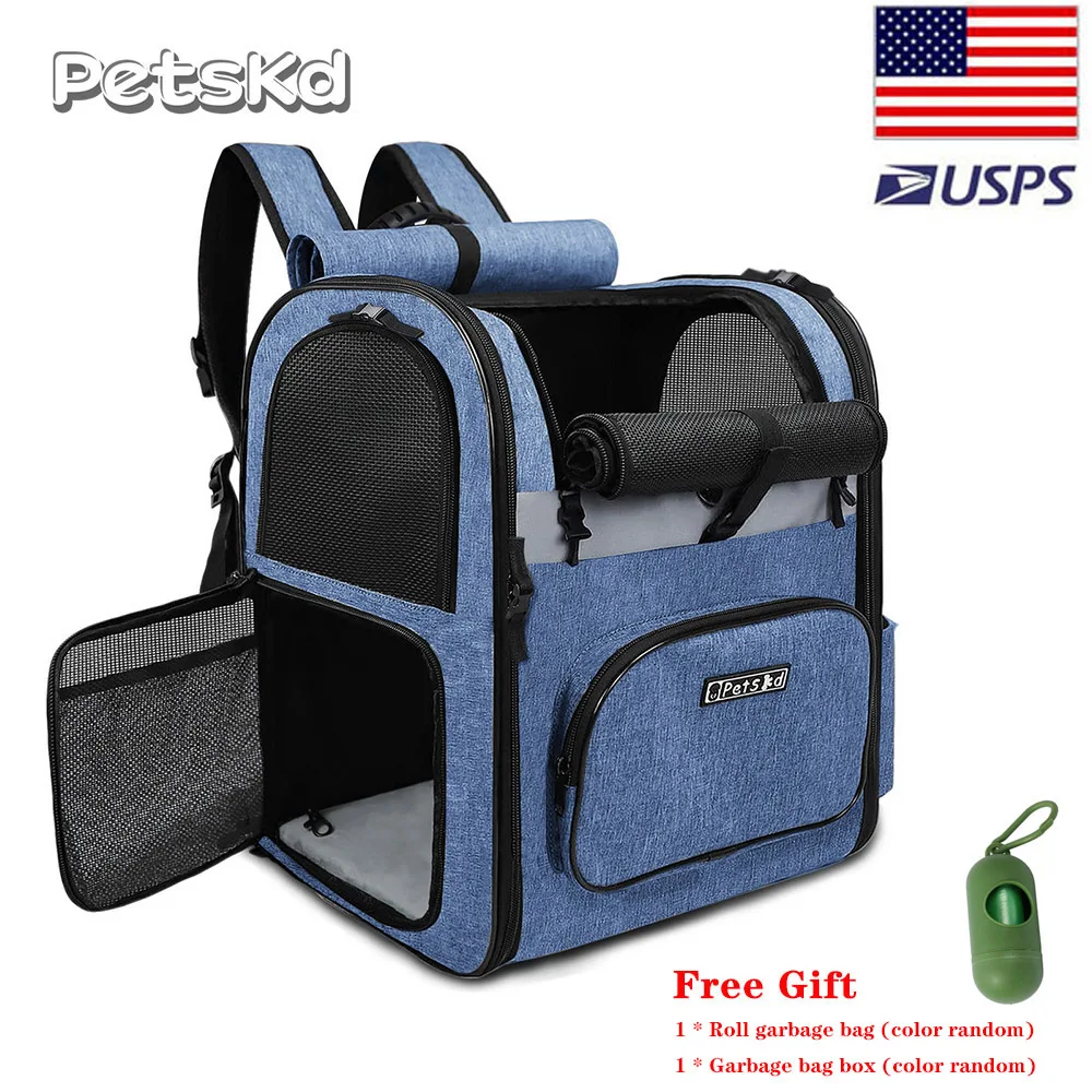 Foldable Dog Carrier Backpack for Pets up to 20 lb — product view 2