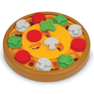 Brightkins Pizza Party Dog Treat Puzzle