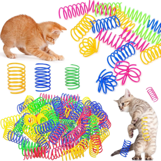 Colorful Spring Cat Toys