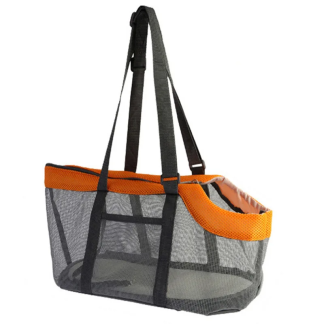 Foldable Mesh Carrier for Small Dogs