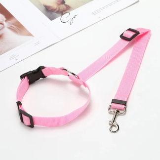 Adjustable Pet Car Seat Tether and Lead