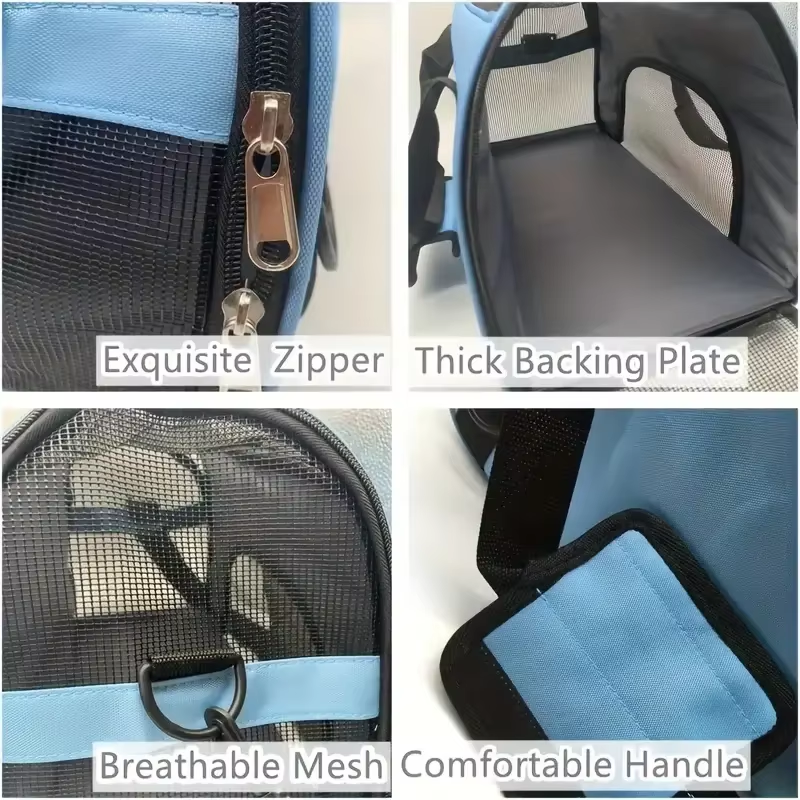 Portable Mesh Pet Travel Carrier - Image 4