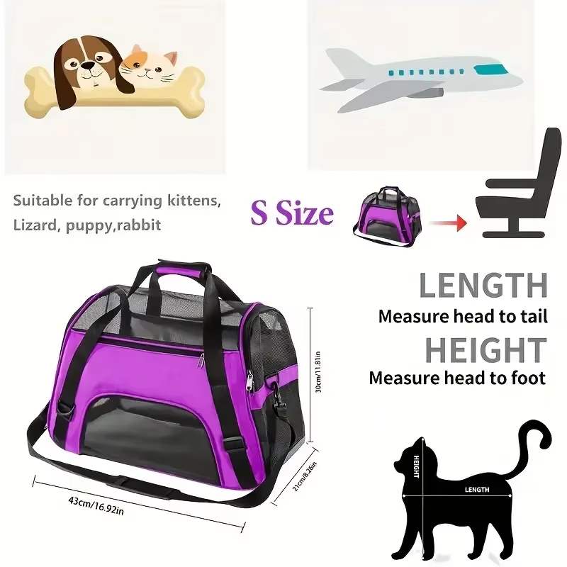 Portable Mesh Pet Travel Carrier - Image 7
