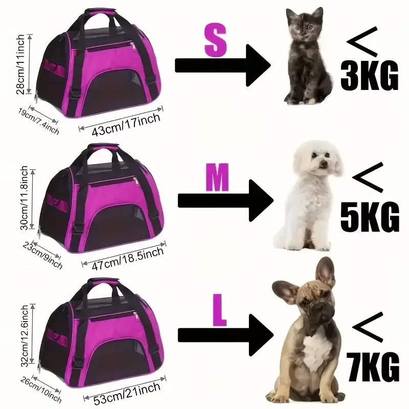 Portable Mesh Pet Travel Carrier - Image 6