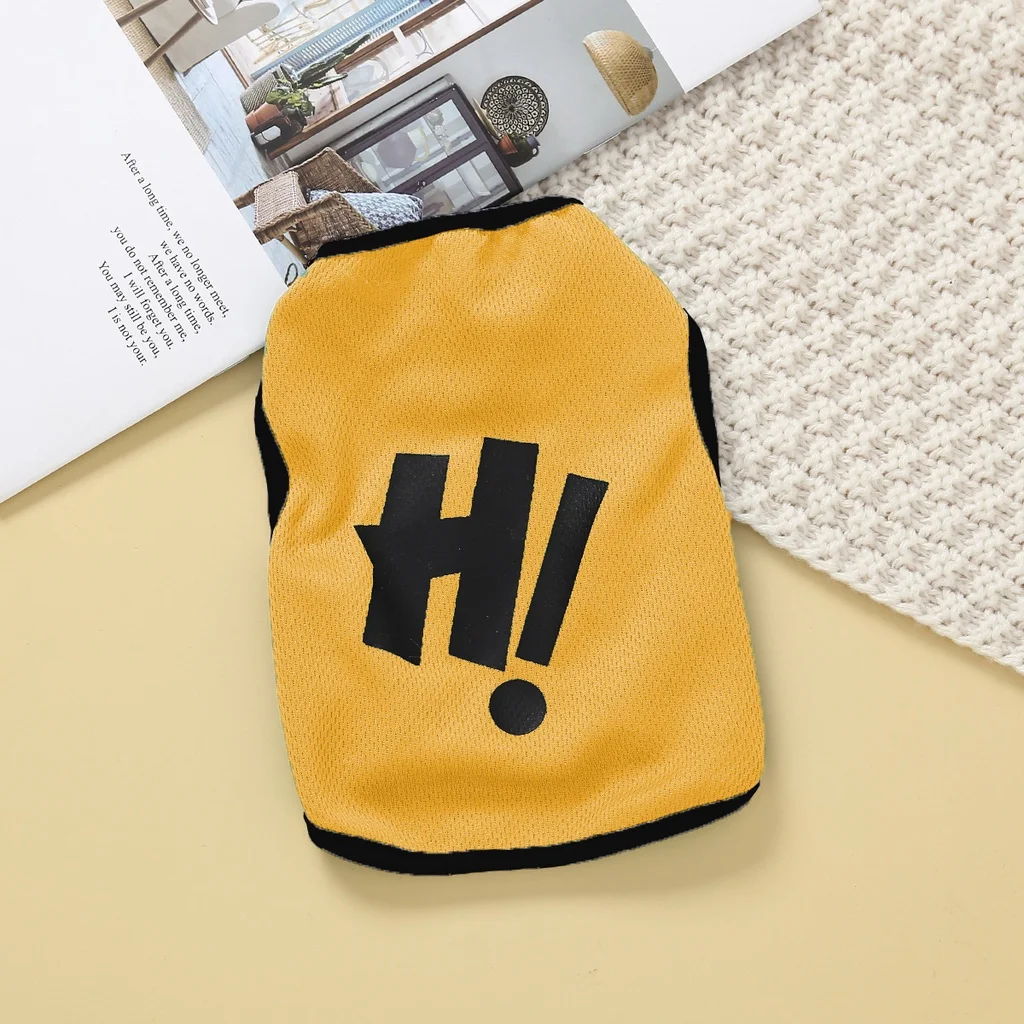 Yellow Hi pet tank top