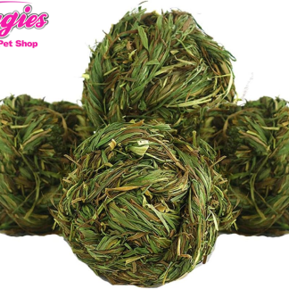 Timothy Grass Chew Balls for Rabbits, 4-Pack