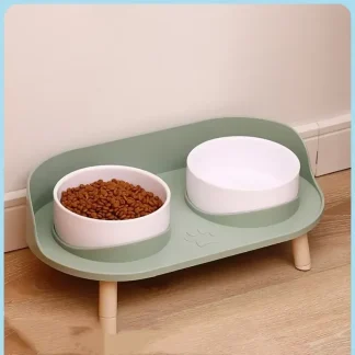 Adjustable Raised Double Pet Bowl