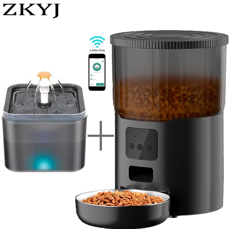 Automatic Pet Feeder and Fountain Options