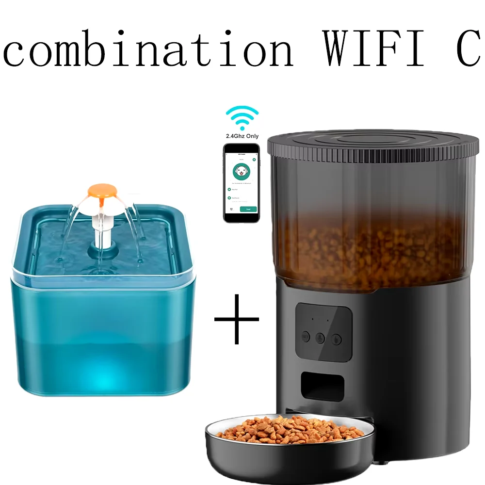 Automatic Pet Feeder and Fountain Options
