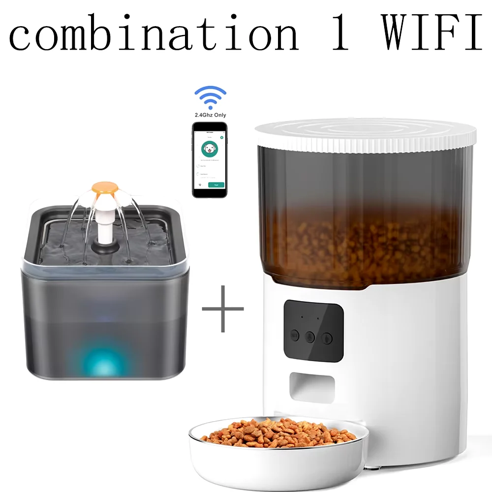 Automatic Pet Feeder and Fountain Options