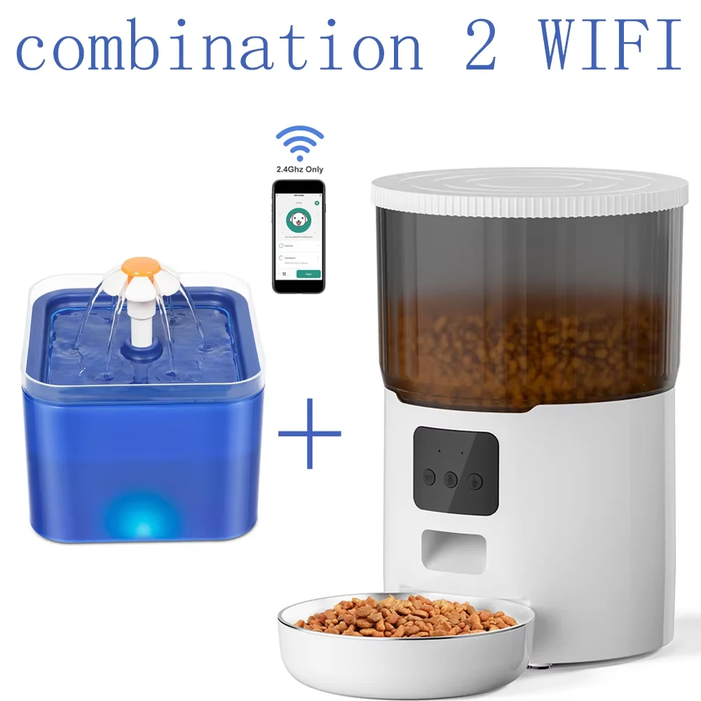 Automatic Pet Feeder and Fountain Options