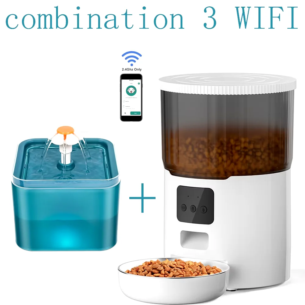 Automatic Pet Feeder and Fountain Options