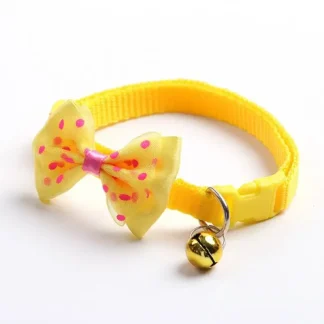 Bow Tie Cat Collar with Bell