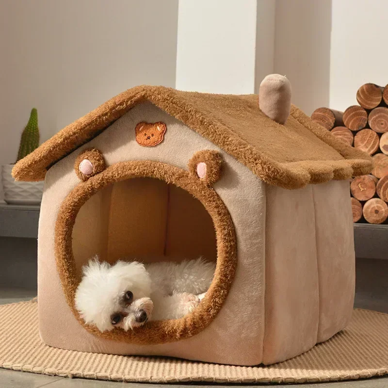 Foldable Pet House Bed